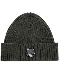 Maison Kitsuné - Fox Head Large Beanie - Lyst