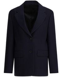 Prada - Single Breasted Blazer Jacket - Lyst