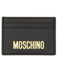 Moschino - Card Holder With Logo - Lyst