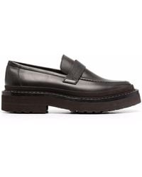 Brunello Cucinelli - Crossover Strap Detail Loafers - Lyst
