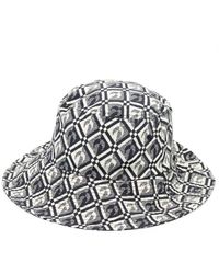 Marine Serre - Moon Print Bucket Hat - Lyst