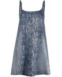 Versace - Mini Buckle Dress - Lyst