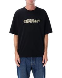Off-White c/o Virgil Abloh - Cloudy Arrow Cotton Skate T-Shirt - Lyst
