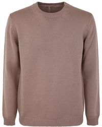 Roberto Collina - Long Sleeve Crew Neck Sweater Clothing - Lyst