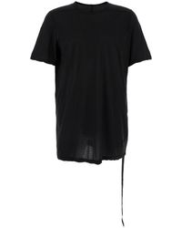 Rick Owens - Crewneck T-Shirt With Oversized Band - Lyst