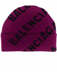 Balenciaga Hats Purple