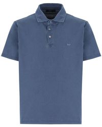 Fay - T-shirts And Polos Blue - Lyst