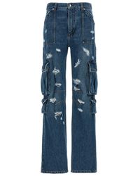 Dolce & Gabbana - Used Effect Cargo Jeans - Lyst