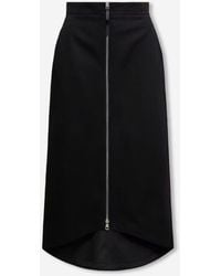 Moncler Genius - Midi Gabardine Skirt - Lyst