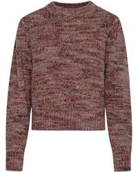 Isabel Marant - Isabel Marant Étoile Pink Wool Blend Pleany Sweater - Lyst