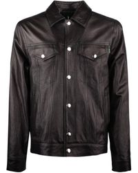 Department 5 - Damian Leather Jacket - Lyst