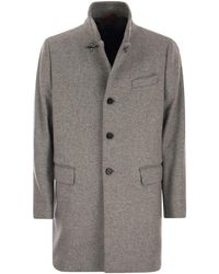 Fay - New Duty - Wool-blend Coat - Lyst