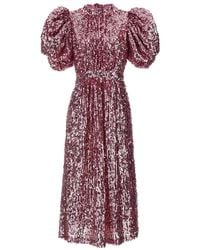 ROTATE BIRGER CHRISTENSEN - Sequin-embellished Midi Dress - Women's - Polyester/recycled Polyester/elastane - Lyst