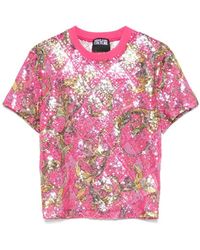 Versace Jeans Couture - T-Shirt With Motif - Lyst