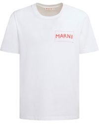 Marni - Logo T-Shirt - Lyst