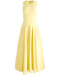 Alice + Olivia - Adley Cotton Long Dress - Lyst