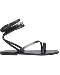 Semicouture - Sandals With Adjustable Ankle Strap - Lyst