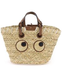 Anya Hindmarch - Paper Eyes Basket Handbag - Lyst