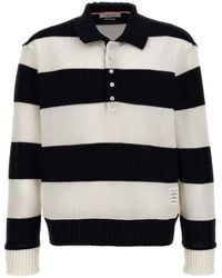 Thom Browne - 'Rugby' Polo Shirt - Lyst