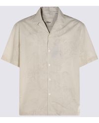 Altea - Beige Cotton Shirt - Lyst
