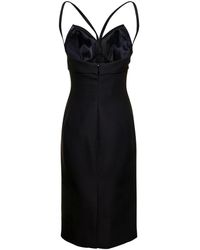Versace - Midi Bustier Dress - Lyst