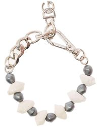 Dolce & Gabbana - Colored Bracelet With Shell And Logo Charm - Lyst