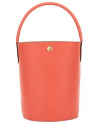 Longchamp - Cuir De Russie Bucket Bag - Lyst