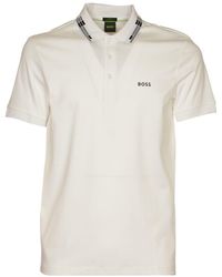 BOSS - T-shirts And Polos White - Lyst