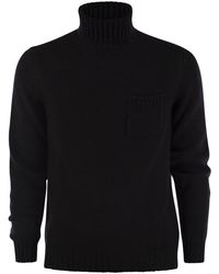 Fedeli - Wool And Cashmere Turtleneck Jumper - Lyst