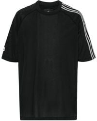 Y-3 - Logo Cotton Blend T-Shirt - Lyst