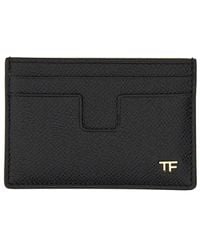 Tom Ford - Classic T Line Card Holder - Lyst