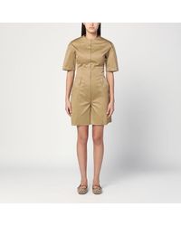THE LATEST - Camel-coloured Short Jumpsuit In - Lyst
