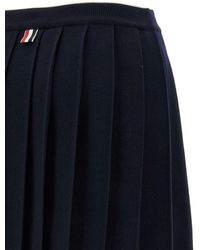 Thom Browne - Virgin Wool Full Needle Skirt - Lyst
