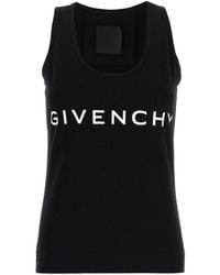 Givenchy - Logo Print Tank Top Tops - Lyst
