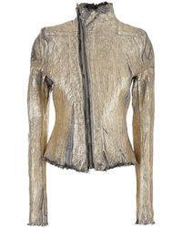 Rick Owens - Gary' Metallic Jacket - Lyst