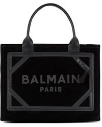 Balmain - Shopper Bag B Army Small - Lyst