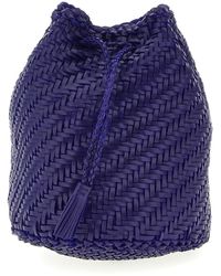 Dragon Diffusion - 'Pompom Double Jump' Bucket Bag - Lyst