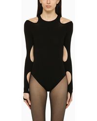 ANDREADAMO - Bodysuit With Cut-Out - Lyst