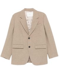 DUNST - Wool Single-Breasted Blazer Jacket - Lyst