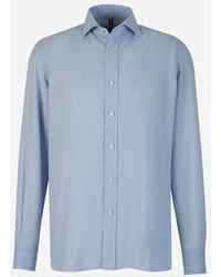 Luigi Borrelli Napoli - Cotton And Wool Shirt - Lyst