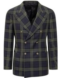 Gabriele Pasini - Tartan Double-Breasted Jacket - Lyst