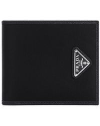 Prada - Saffiano Polyamide Wallet For - Lyst