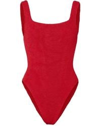 Hunza G - "Square Neck Swim" One Piece Swimsuit - Lyst