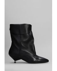 GISÉL MOIRÉ - Miriam Low Heels Ankle Boots - Lyst