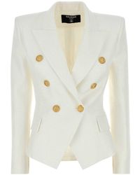 Balmain - Double-Breasted Jacket - Lyst
