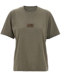 MM6 by Maison Martin Margiela - Numeric Signature Patch T-Shirt - Lyst