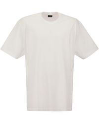 Paul & Shark - Garment Dyed Cotton Jersey T-shirt - Lyst