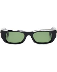 Off-White c/o Virgil Abloh - Off- Fillmore Rectangle-Frame Sunglasses - Lyst