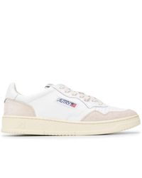 Autry - Medalist Low Sneakers In Suede And Leather - Lyst