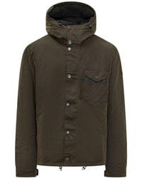 Barbour - Barbour Jacket With Hood And Shearling Lining - Lyst